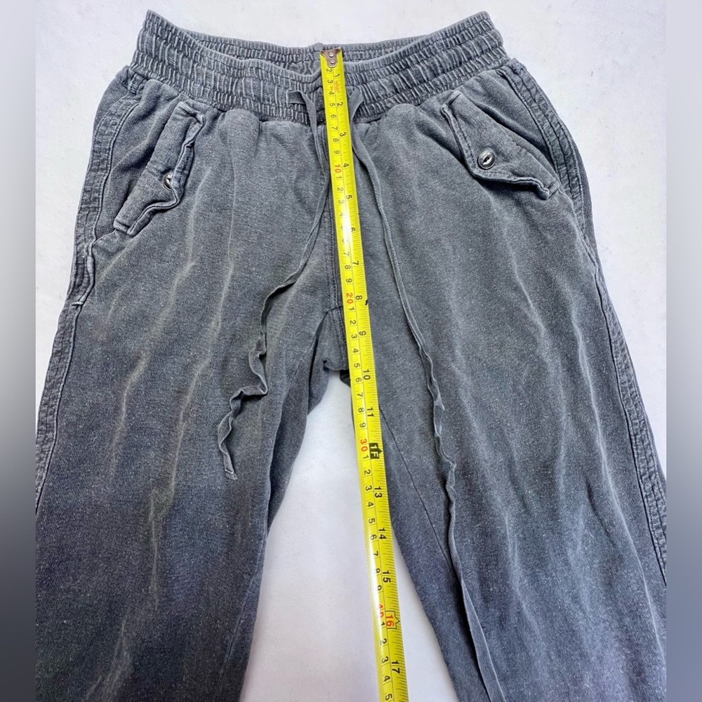 Wrap London Hemp Organic Cotton Jogger Pull On Pants Washed Gray Sz US 4 - Picture 8 of 11